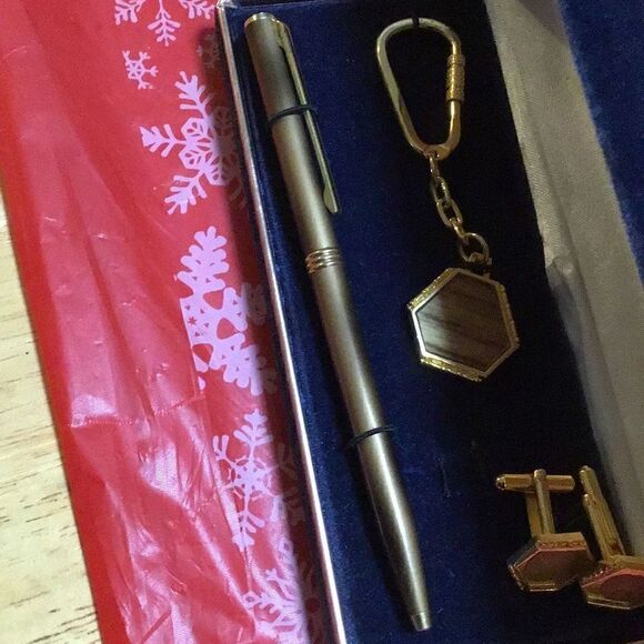 Vintage Permate gift set cuff links missing cover - Picture 5 of 5